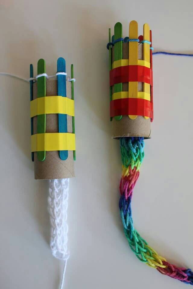 Rouleau de papier toilette recyclage en art et déco