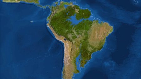 Terre après la fonte des glaces