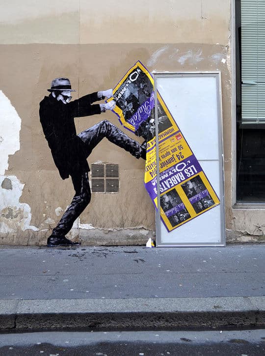 Levalet, street-art, Paris