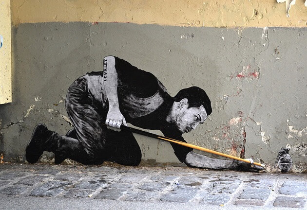 Levalet, street-art, Paris