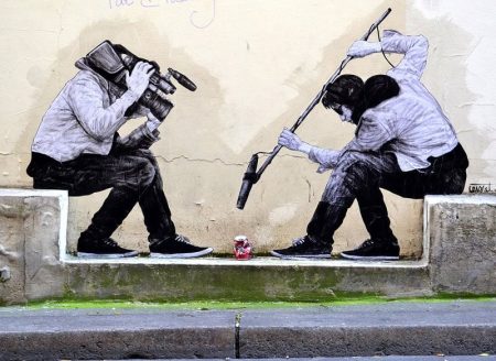 Street art: les mises en scène enjouées de Levalet à Paris Levalet, street-art, Paris
