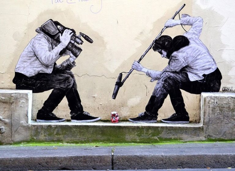 Street art: les mises en scène enjouées de Levalet à Paris
