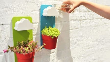 Rainy Pot, pot de fleur, nuage arrose