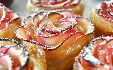 Rose dessert pomme, cuisine