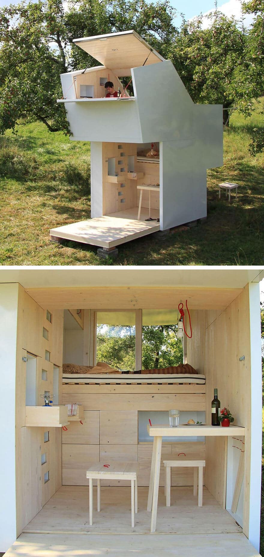 Tiny houses, petites maisons aménagement espace