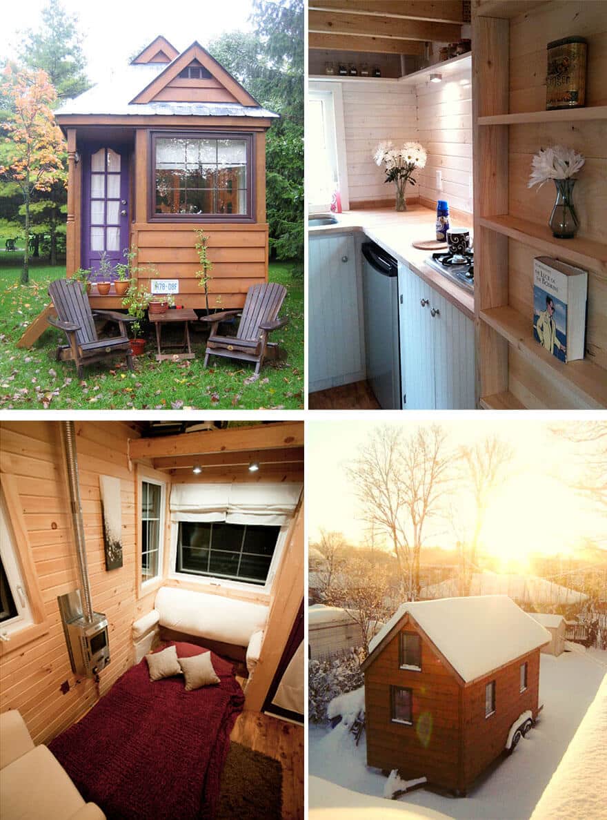Tiny houses, petites maisons aménagement espace