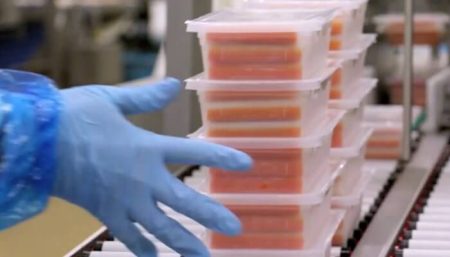 Vidéo: comment sont fabriqués les bâtonnets de surimi ? Fabrication surimi bâtonnets usine