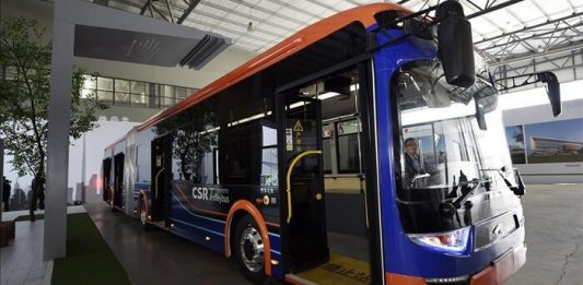 Ningbo, bus électrique, recharge, Chine