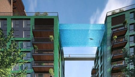 Sky Pool, piscine suspendue, Londres