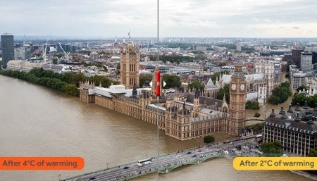 Climate Central, niveau des eaux, réchauffement climatique