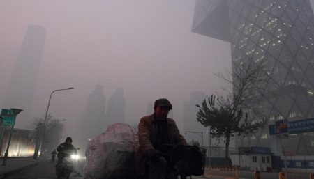 La Chine subit un nuage de pollution plus grand que l’Espagne pollution de l'air en Chine, Pékin, record, COP21