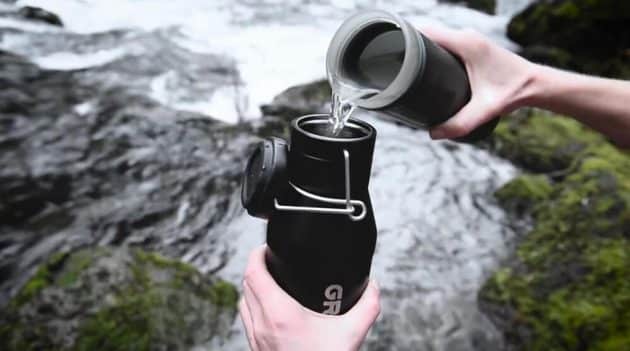 Grayl, la bouteille qui purifie l’eau en seulement 15 secondes Bouteille, Eau, Purificateur