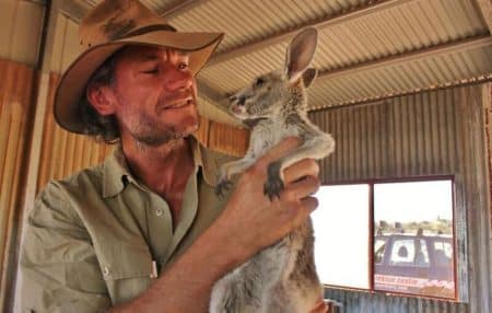 En Australie, Chris Barns sauve les bébés kangourous orphelins kangourou