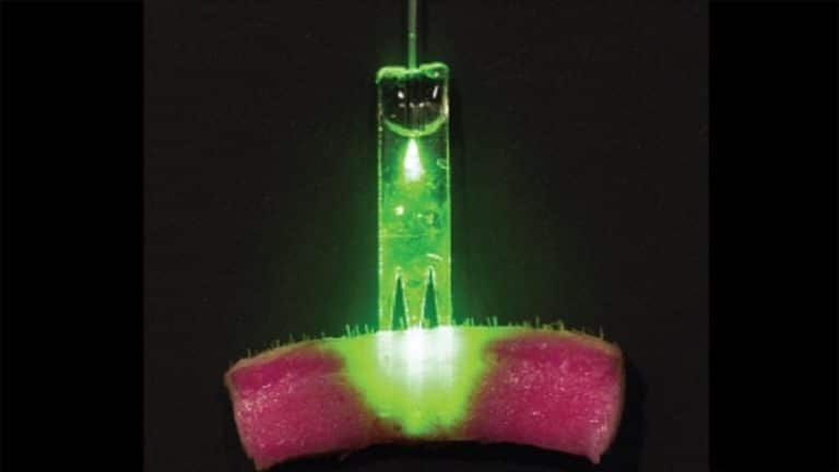 Un laser pour refermer les blessures sans points de suture