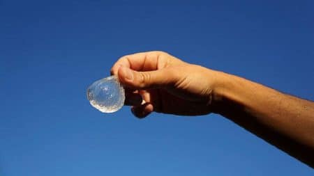 Ooho!, la bulle d’eau qui se mange ohoo