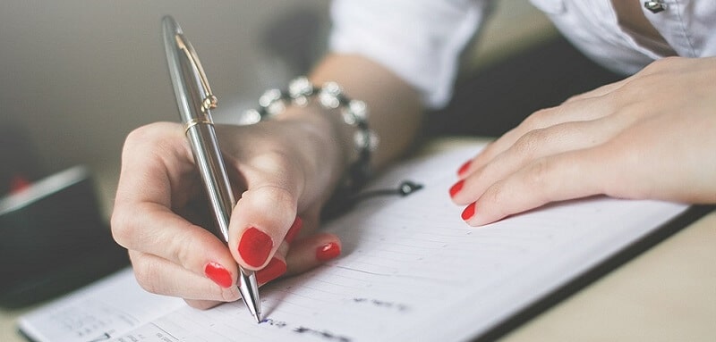 Journal intime, Ecrire