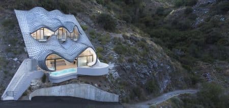 Maison, Colline, Espagne