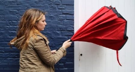 Parapluie inversé, Mécanisme innovant
