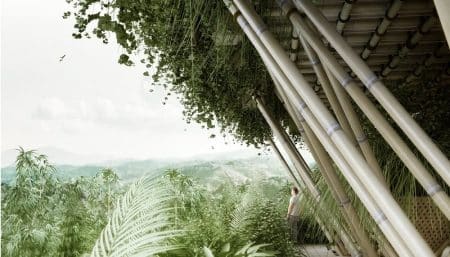 Cette incroyable maison en bambou est construite sans clous ni vis Maison en bambous Penda