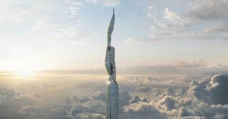 Ils imaginent un gratte-ciel haut de 4,8 km et capable d’absorber la pollution Tour Arsonic pour absorber la pollution