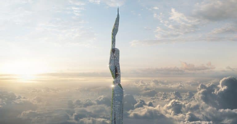 Ils imaginent un gratte-ciel haut de 4,8 km et capable d’absorber la pollution