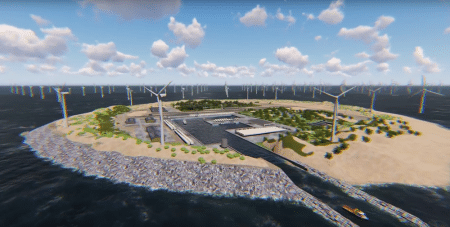 Une île artificielle pour alimenter 80 millions d’habitants en Europe Île artificielle en mer du Nord