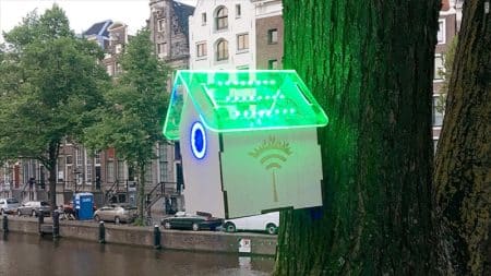 TreeWiFi : à Amsterdam le WiFi est gratuit et illimité à condition de moins polluer TreeWifi Amsterdam