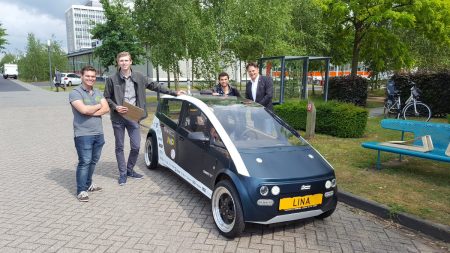 Lina : la voiture électrique et 100% biodégradable