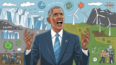 Environnement : Barack Obama contredit Trump et déplore l’absence des États-Unis Environnement : Barack Obama contredit Trump et déplore l'absence des États-Unis