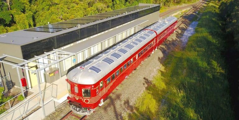 Australie : un train 100 % alimenté par l&rsquo;énergie solaire