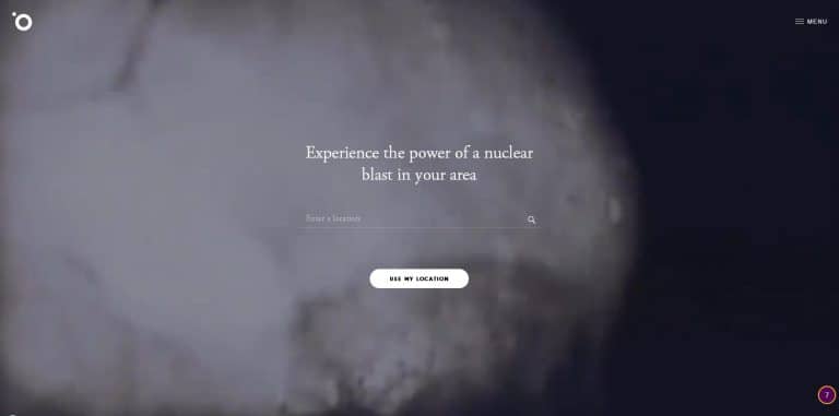 Une carte interactive pour simuler une explosion nucléaire près de chez soi…