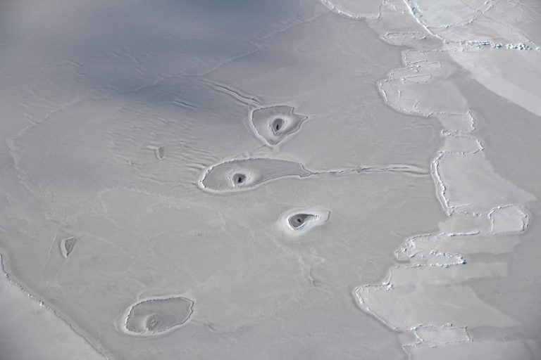D&rsquo;étranges trous près du pôle Nord font sécher la NASA