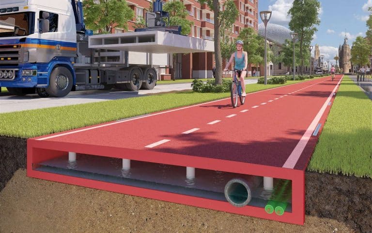 Pays-Bas : inauguration de la première piste cyclable construite en plastique recyclé