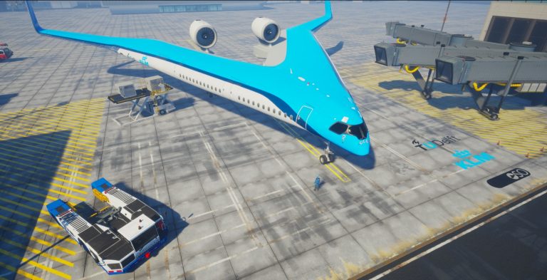 Aux Pays-Bas on développe le Flying V, un avion consommant 20 % de carburant en moins