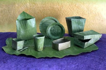Inde : il invente une alternative au plastique, à base de feuilles de bananier