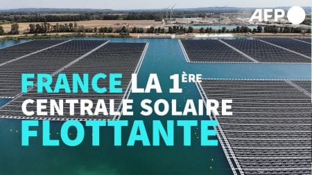 La première centrale photovoltaïque flottante française inaugurée dans le Vaucluse !