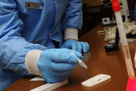 Coronavirus : un laboratoire français créé un test aussi simple à lire qu’un test de grossesse !