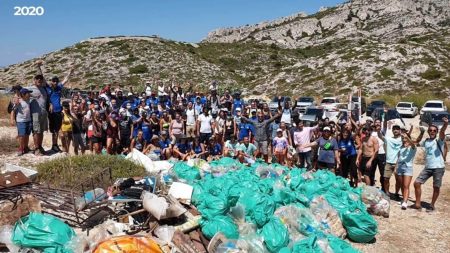 Belle opération pour le collectif Clean my Calanques Belle opération pour le collectif Clean my Calanques