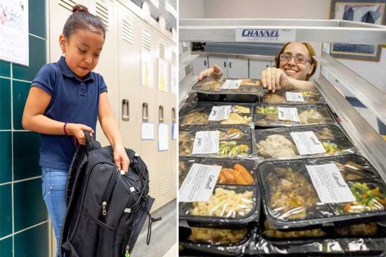Une cantine scolaire reconditionne et distribue les repas non servis, aux enfants les plus démunis