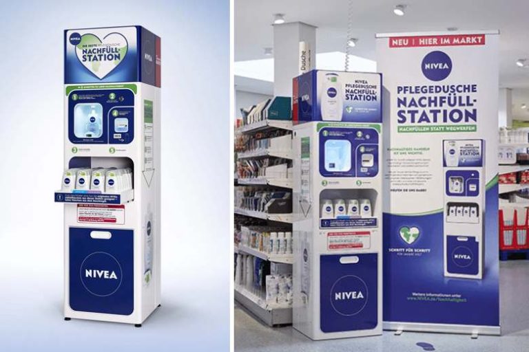 Des bornes de recharge de gel hydroalcoolique, pour limiter la consommation de plastique !