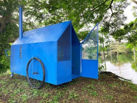 Design Rodar, une Tiny House en métal recyclé et destinée aux sans-abris
