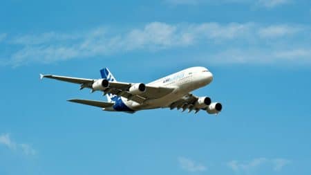 Un A380 vole avec du carburant durable !