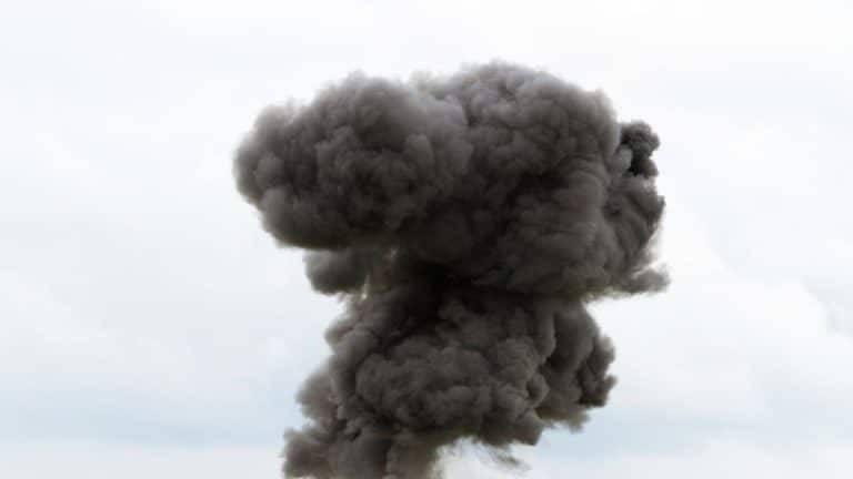Un nuage de fumée arrive en France