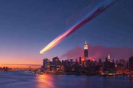 L’impact surprenant d’un météore au-dessus de New York : découvrez les détails intrigants de l’événement L'impact surprenant d'un météore au-dessus de New York : découvrez les détails intrigants de l'événement