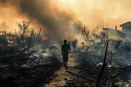 La ville de Marathon face à un cauchemar écologique : Des vies bouleversées par un incendie colossal