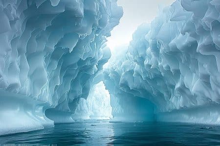 Un iceberg géant piégé dans l'océan Antarctique : découvrez le mystérieux phénomène naturel