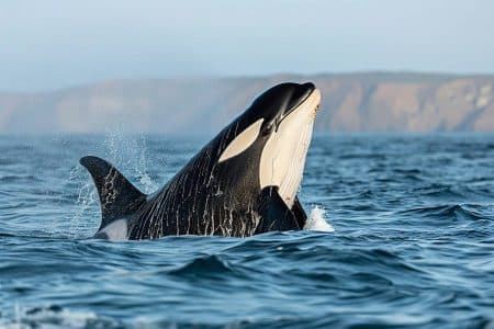 Cette orque californienne traque sa proie avec une précision redoutable, capturée par un drone en pleine action
