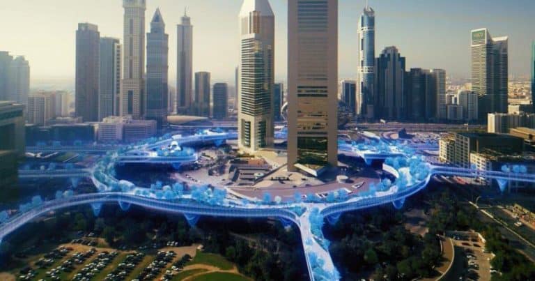 Dubaï révolutionne l&rsquo;avenir : 6 500 km de chemins climatisés pour marcher confortablement dans le désert brûlant