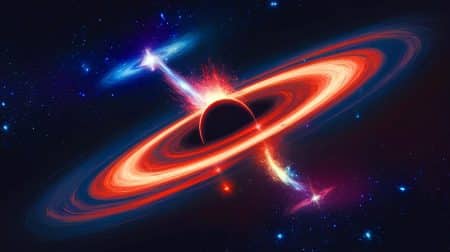 Lourd comme 19 millions de Soleils : cet objet déclenche des phénomènes rares qui remettent en question tout ce que l’on sait sur les trous noirs supermassifs Ce trou noir de 19 millions de Soleils danse avec une naine blanche et défie nos théories sur l'univers