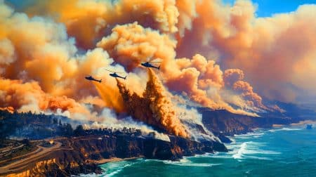 Ces 1 500 gallons d'eau salée largués sur les incendies de LA : une solution audacieuse mais risquée pour l’écosystème